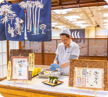 イメージ：具材を選べる出来立ておにぎり